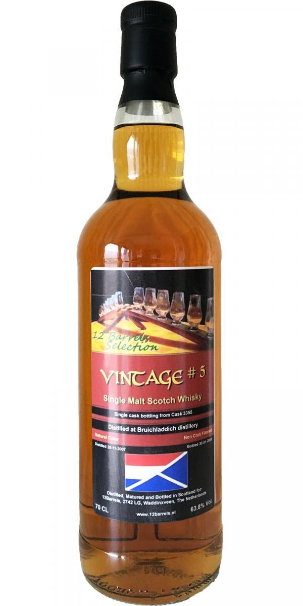 Bruichladdich 2007 12B Vintage #5