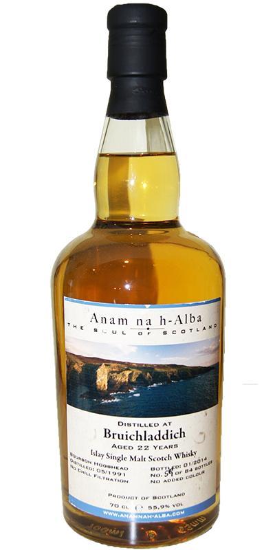 Bruichladdich 1991 ANHA The Soul of Scotland