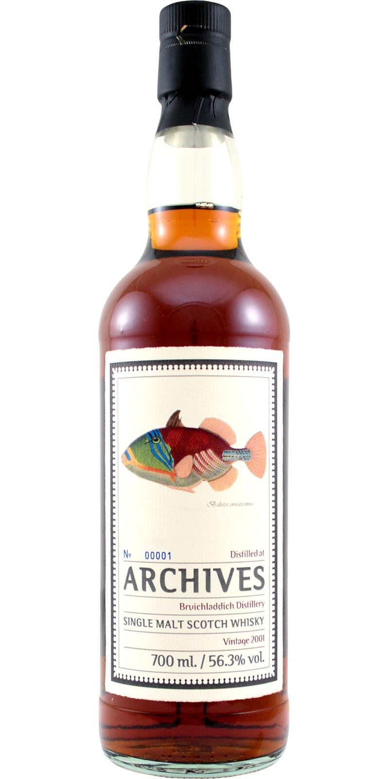 Bruichladdich 2001 Arc The Fishes of Samoa