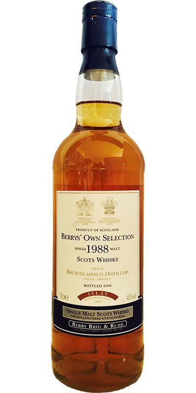 Bruichladdich 1988 BR Berrys' Own Selection