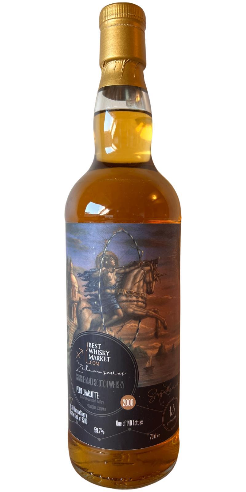 Port Charlotte 2008 BWM Zodiac Series-Sagittarius