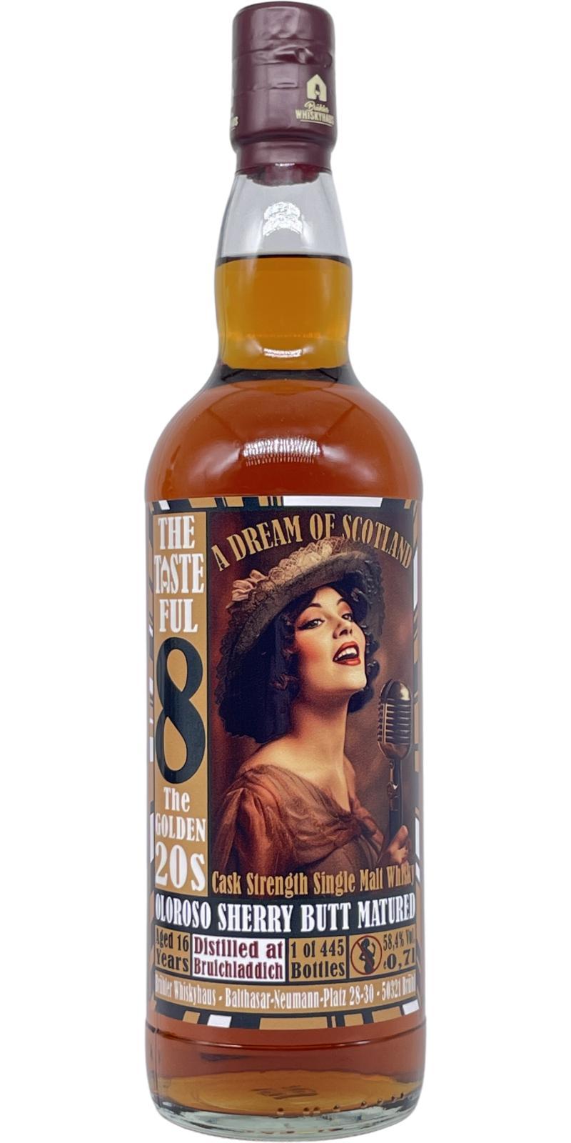 Bruichladdich 16-year-old BW A Dream of Scotland - The Tasteful 8