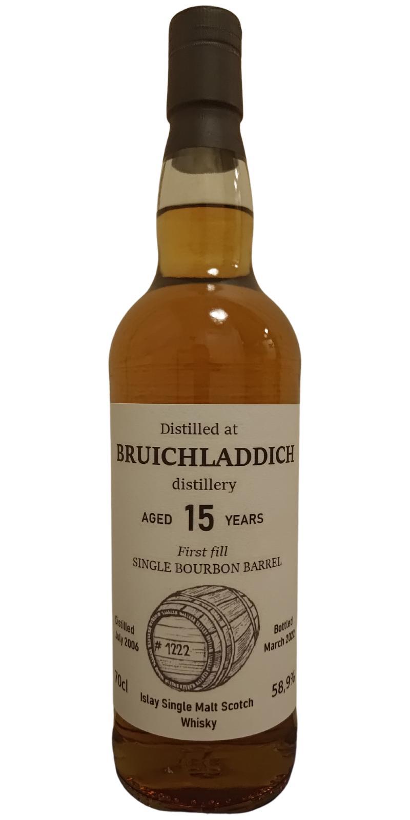Bruichladdich 2006 Dar Private Barrel - Single Cask