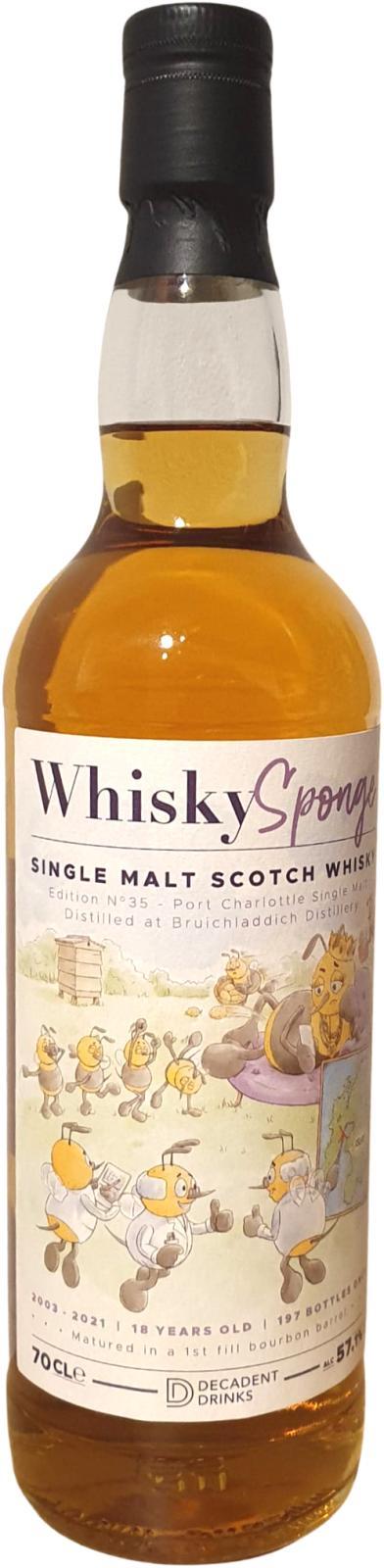 Port Charlotte 2003 DeDr Whisky Sponge