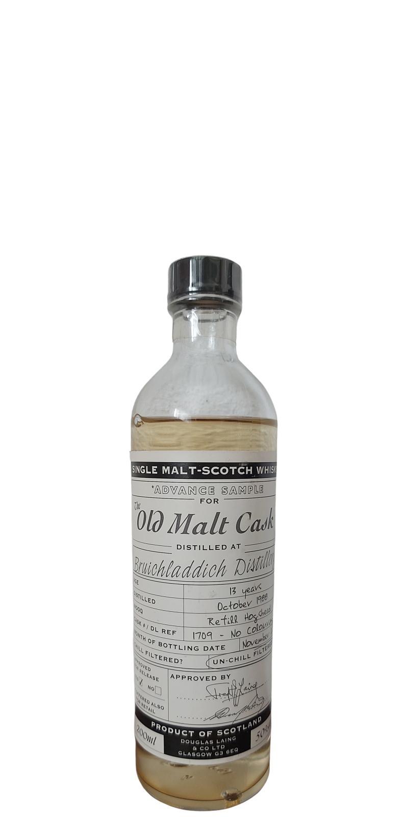 Bruichladdich 1988 DL The Old Malt Cask - Advanced Sample