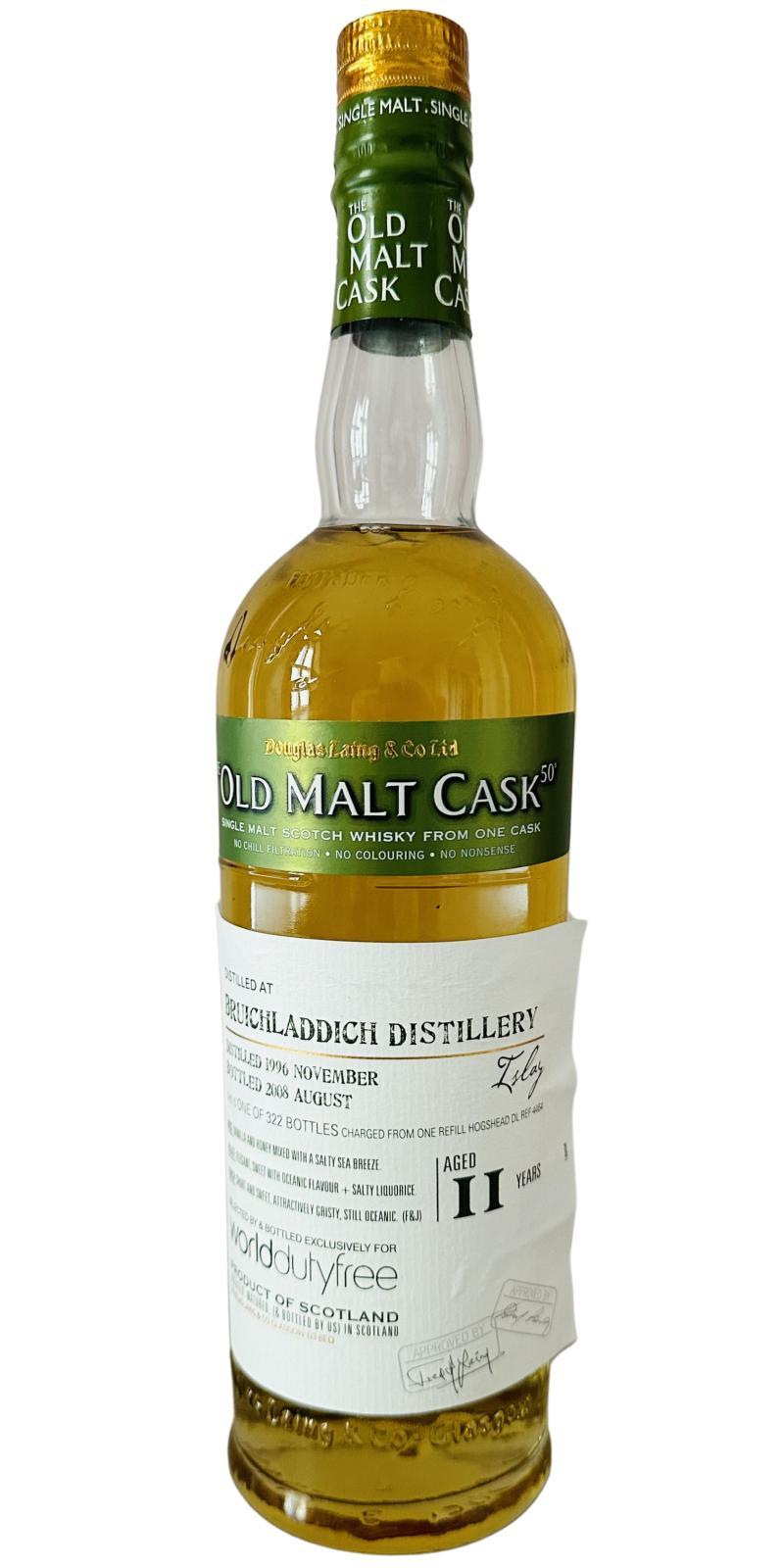 Bruichladdich 1996 DL The Old Malt Cask