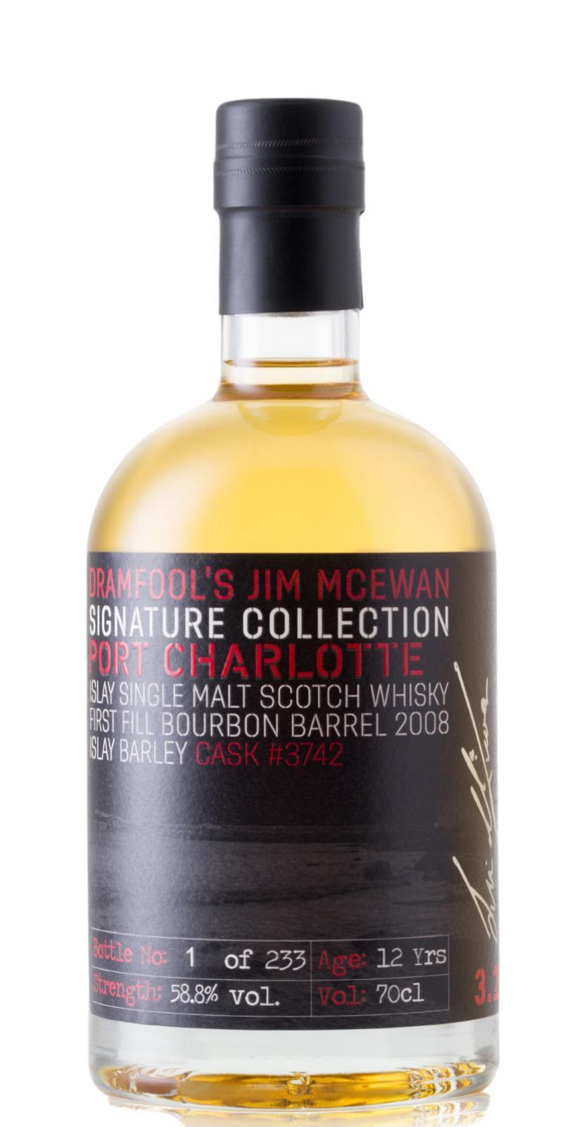 Port Charlotte 2008 Islay Barley Df Jim McEwan Signature Collection 3.2