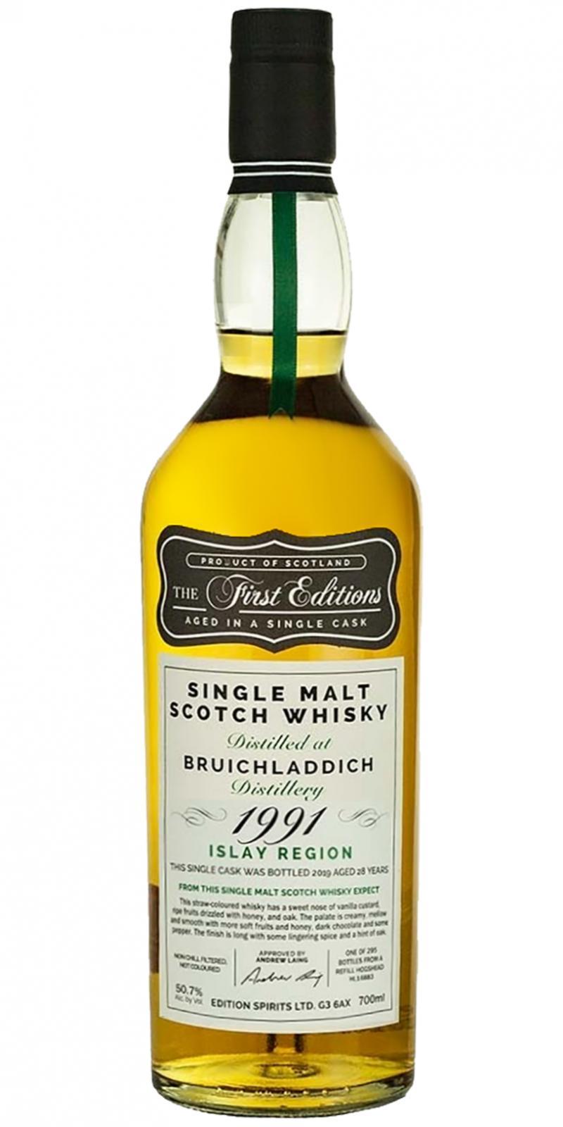 Bruichladdich 1991 ED The First Editions