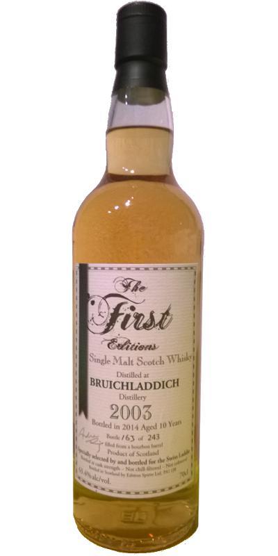 Bruichladdich 2003 ED The First Editions