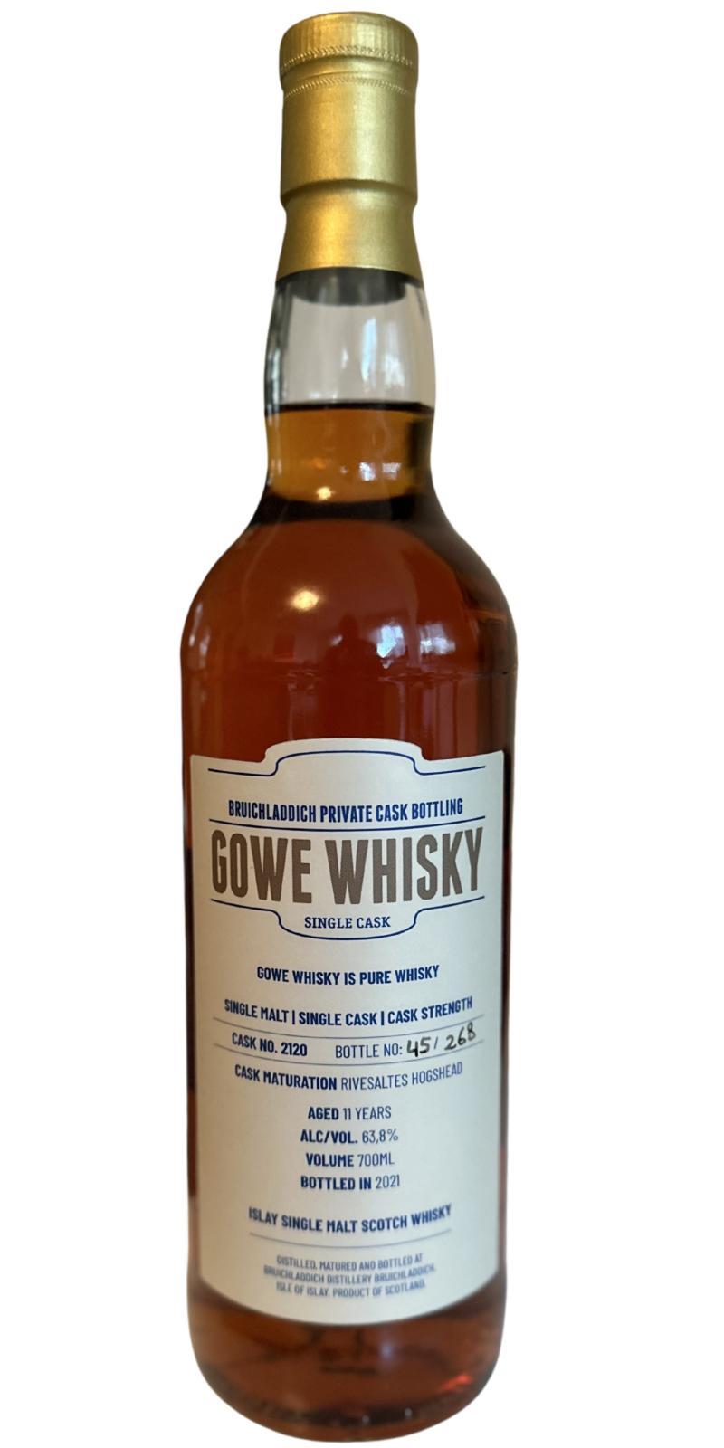 Bruichladdich 11-year-old Gowe Private Cask