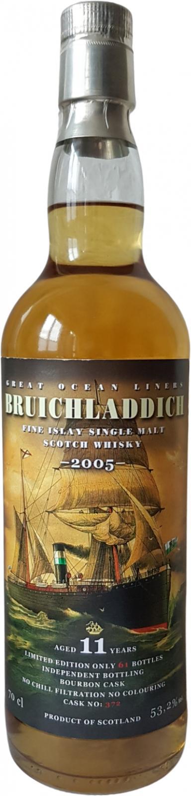 Bruichladdich 2005 JW Great Ocean Liners