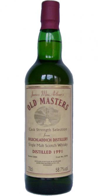 Bruichladdich 1991 JM Old Masters - Cask Strength Selection