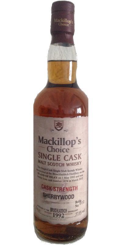 Bruichladdich 1992 McC Single Cask - Cask Strength