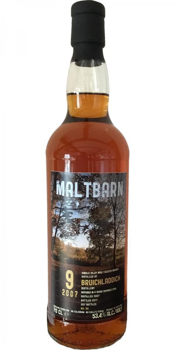 Bruichladdich 2007 MBa No. 80