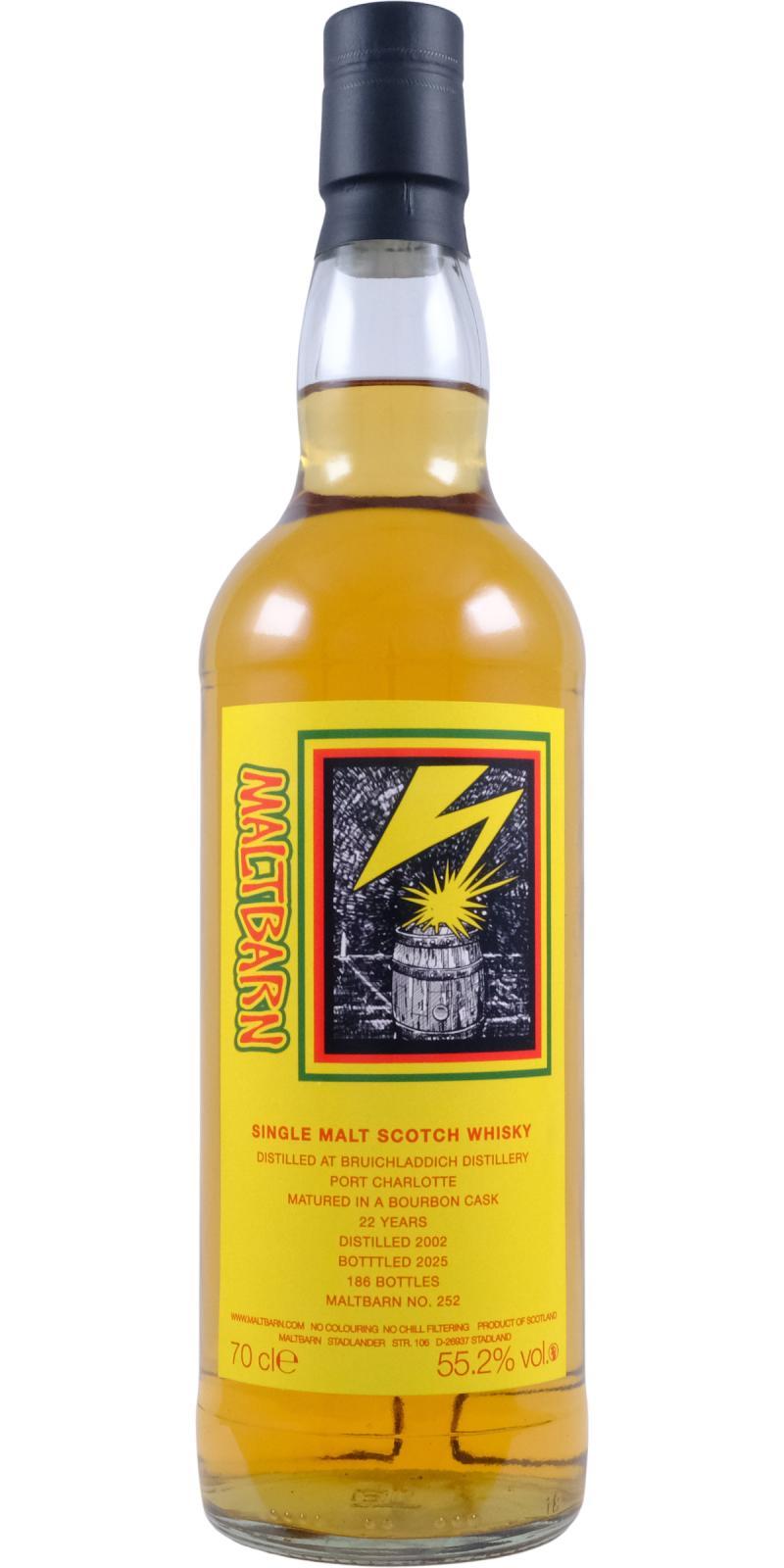 Port Charlotte 2002 MBa Record Label - No. 252