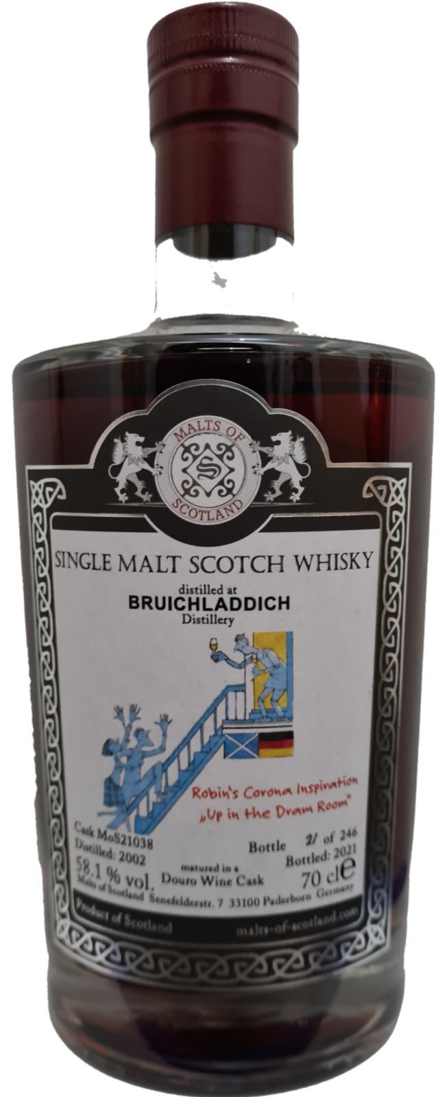Bruichladdich 2002 MoS