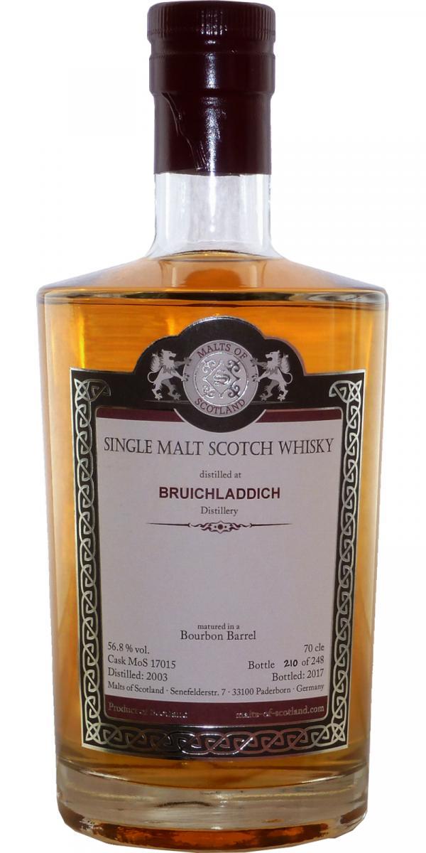 Bruichladdich 2003 MoS