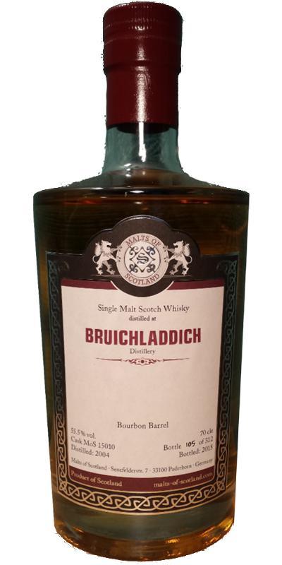 Bruichladdich 2004 MoS