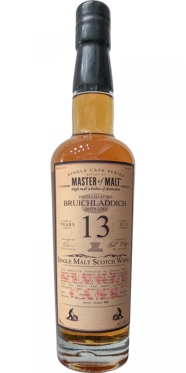Bruichladdich 2004 MoM Single Cask Series