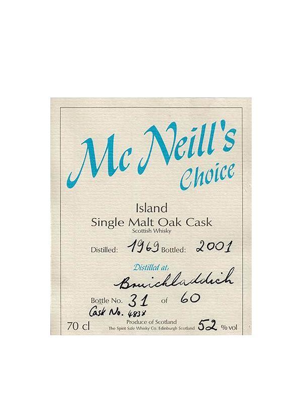 Bruichladdich 1969 MNC