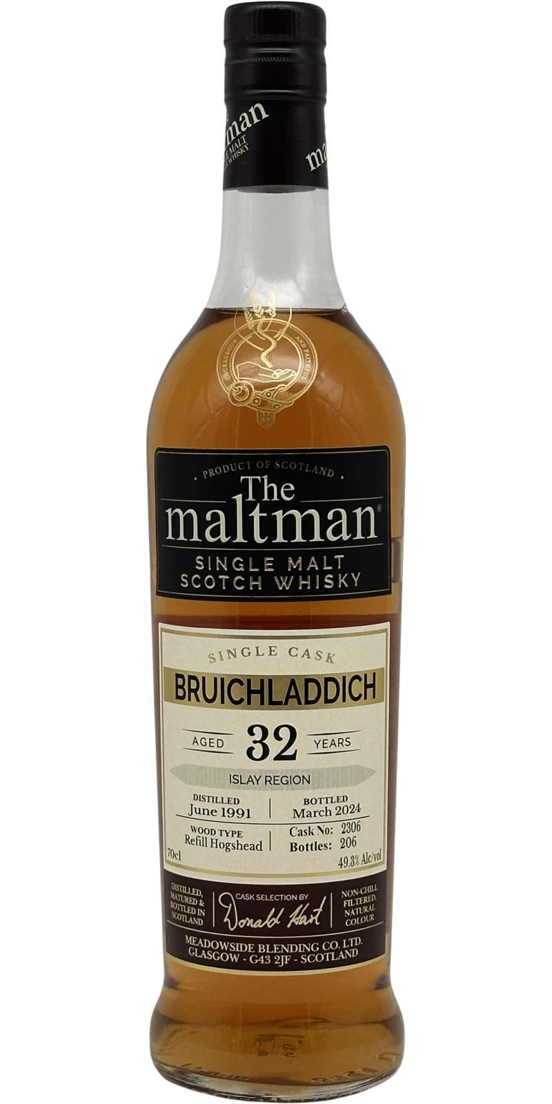 Bruichladdich 1991 MBl The Maltman