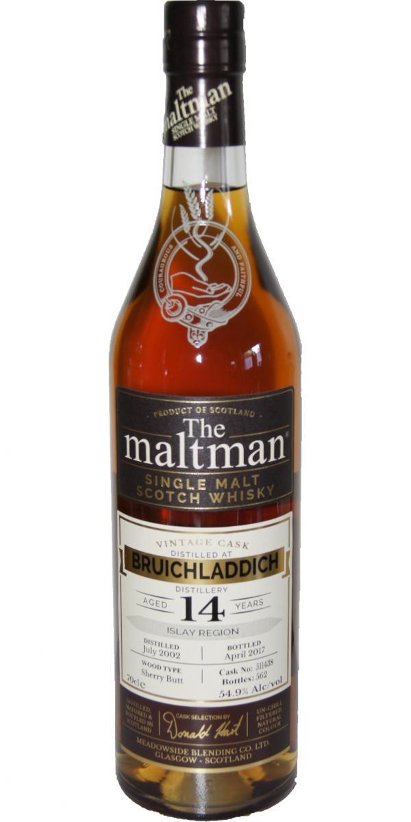 Bruichladdich 2002 MBl The Maltman
