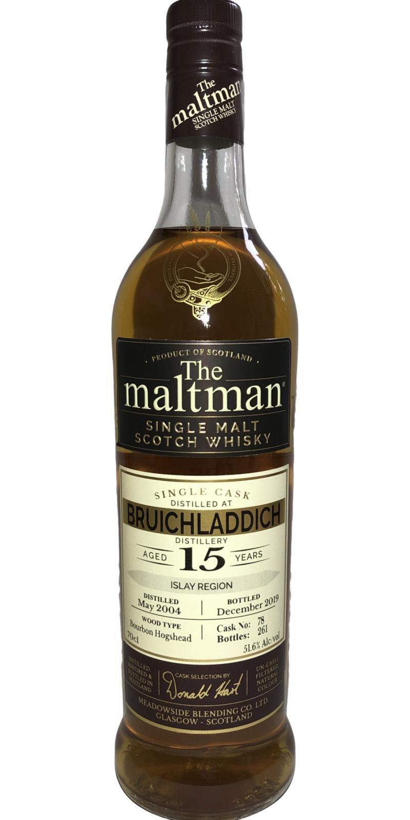 Bruichladdich 2004 MBl The Maltman