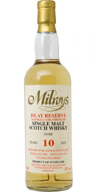 Bruichladdich 1986 Soh Islay Reserve