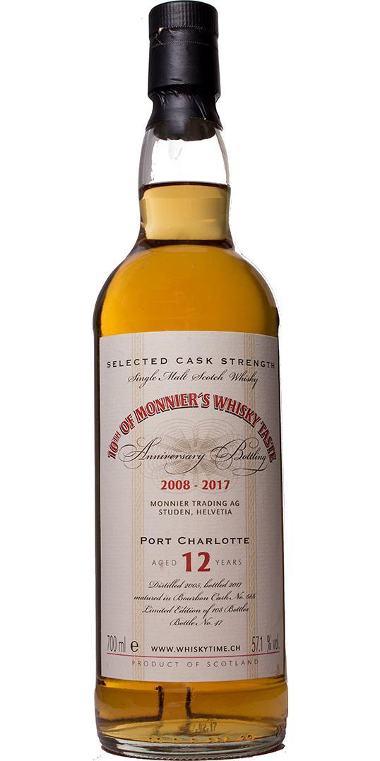 Port Charlotte 2005 MT 10th of Monnier's Whisky Taste - Anniversary Bottling