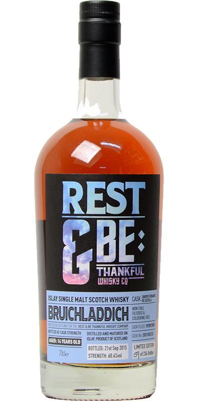 Bruichladdich 2001 RBTW Limited Edition