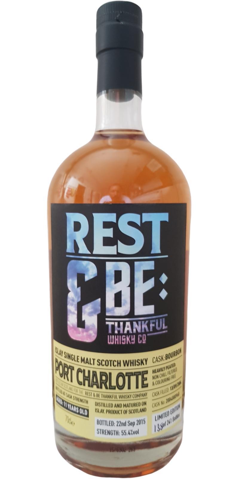 Port Charlotte 2004 RBTW Limited Edition