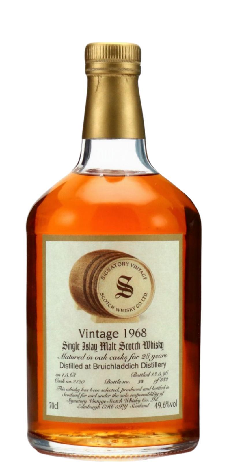 Bruichladdich 1968 SV Vintage Collection - Dumpy