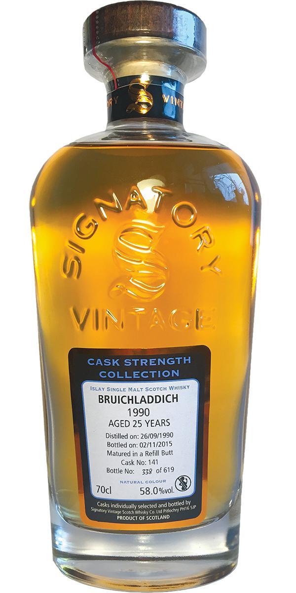Bruichladdich 1990 SV Cask Strength Collection
