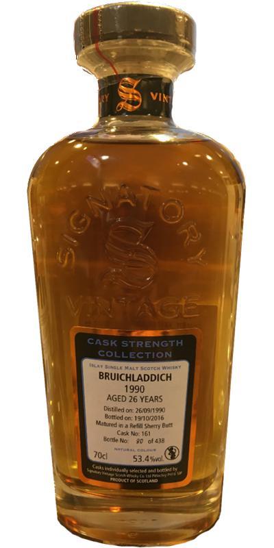 Bruichladdich 1990 SV Cask Strength Collection