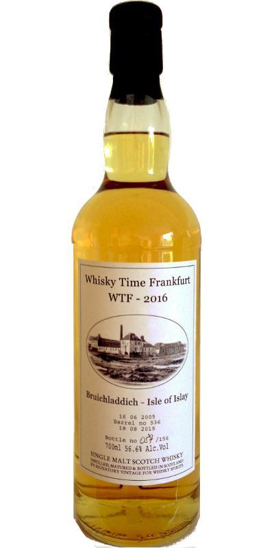 Bruichladdich 2005 SV Whisky Time Frankfurt 2016