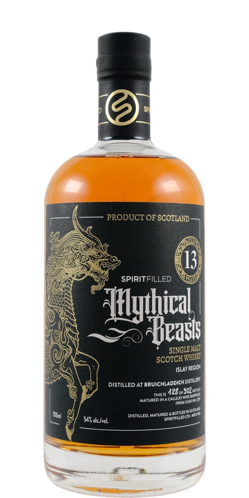Bruichladdich 13-year-old SpFi Mythical Beasts