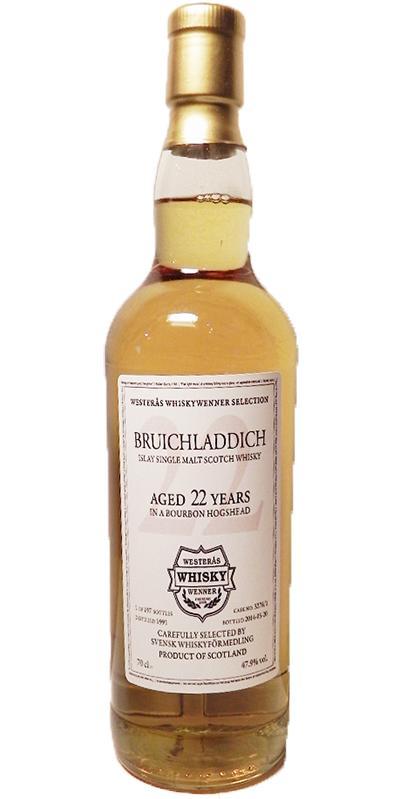 Bruichladdich 1991 SWf Westerås WhiskyWenner Selection
