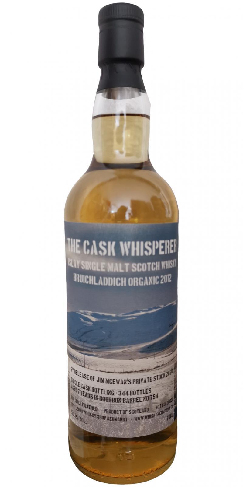 Bruichladdich 2012 Organic TCW Jim McEwan's Private Stock - 2nd Release