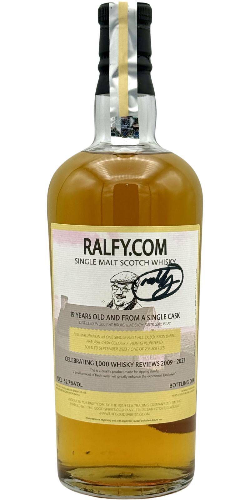 Bruichladdich 2004 TGSC Ralfy.com Bottling 004
