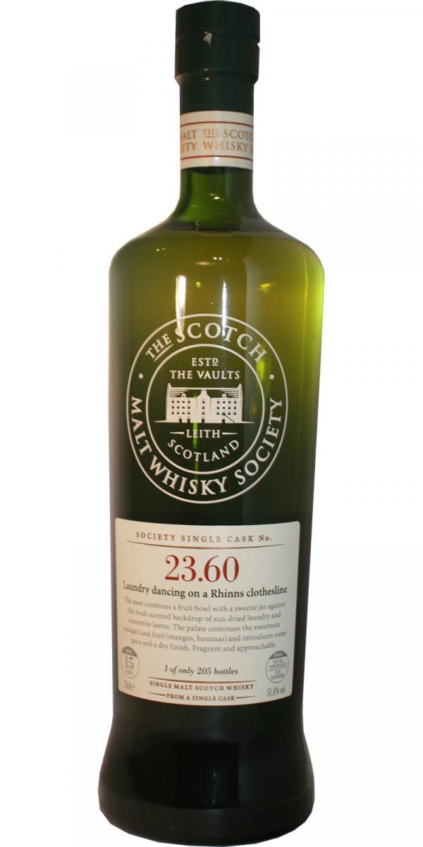 Bruichladdich 15-year-old SMWS 23.60 Laundry dancing on a Rhinns clothesline