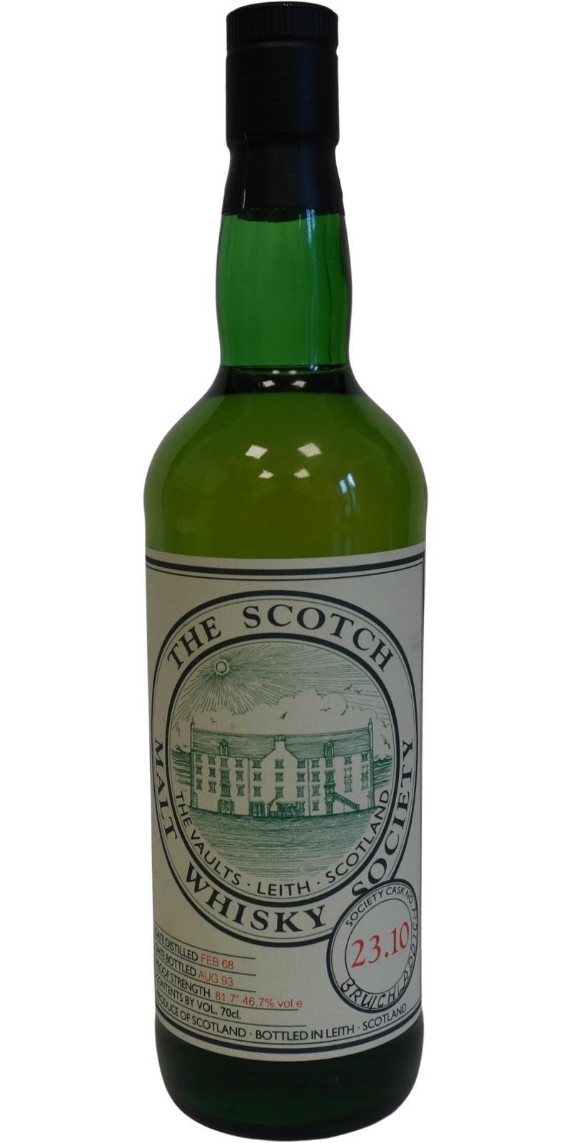 Bruichladdich 1968 SMWS 23.10