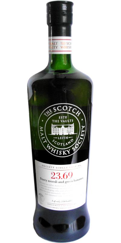 Bruichladdich 1993 SMWS 23.69 Dusty museli and green bananas