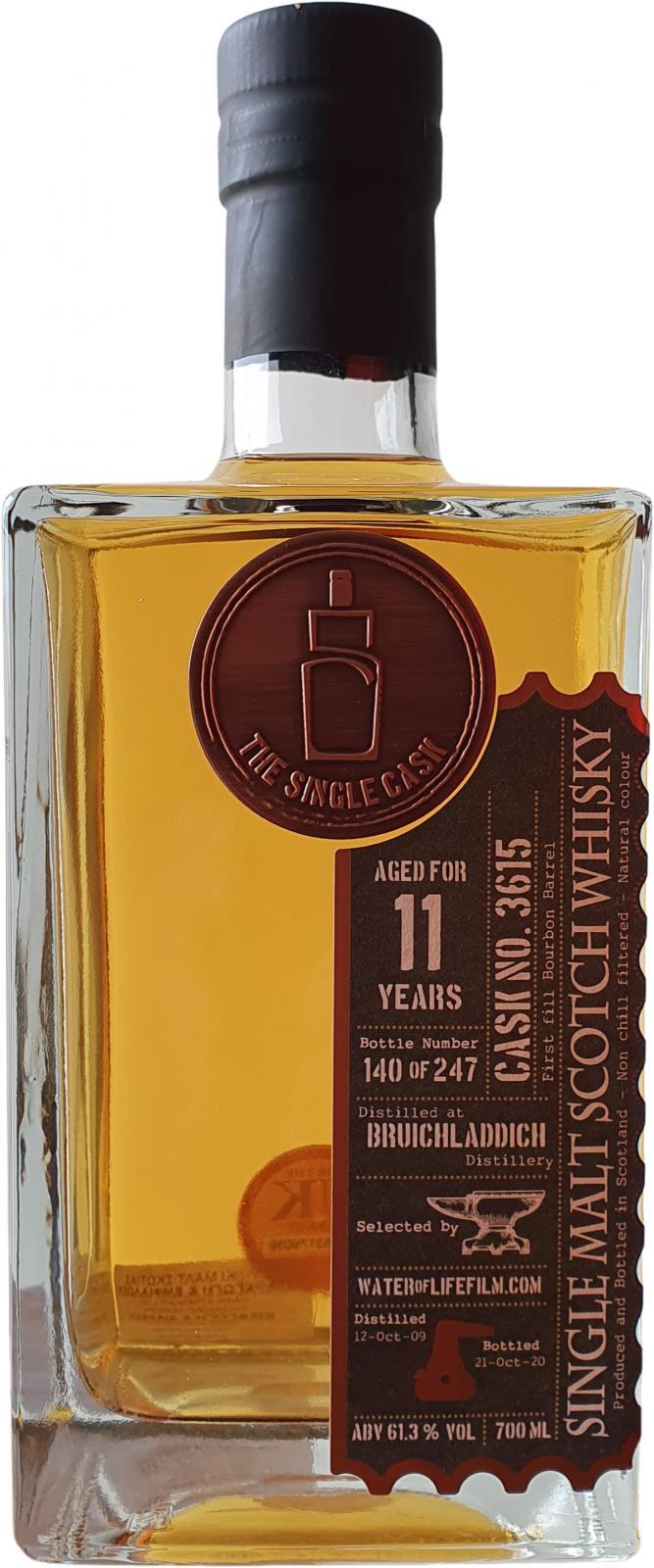 Bruichladdich 2009 TSCL Water of Life Film Edition