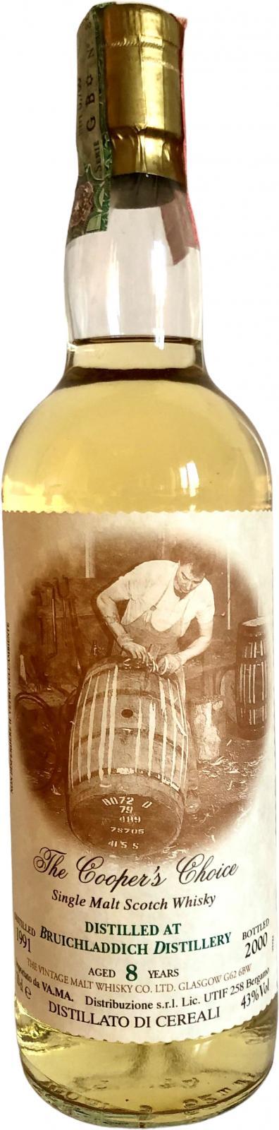 Bruichladdich 1991 VM The Cooper's Choice