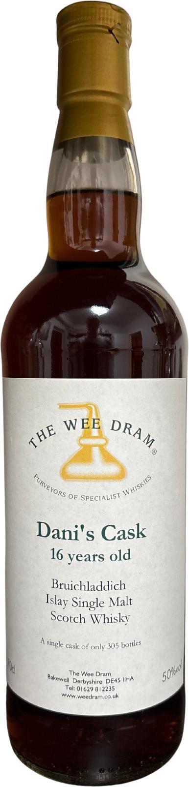 Bruichladdich 2008 TWD Dani's Cask