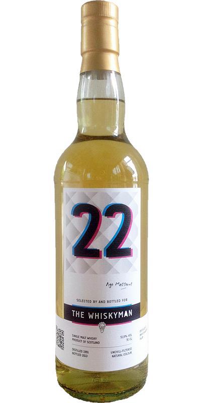 Bruichladdich 1991 TWhm Age Matters