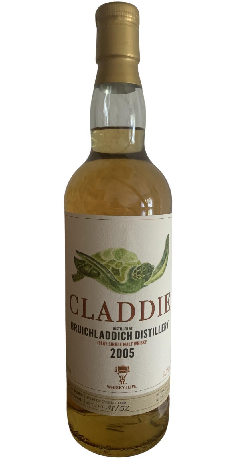 Bruichladdich 2005 WhfL Claddie - Private Single Cask Bottling