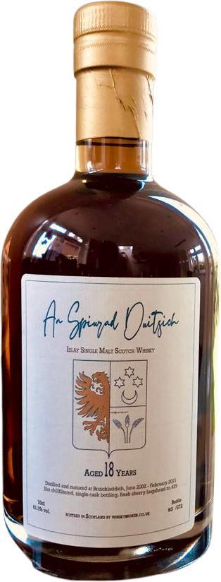 Bruichladdich 2002 WhB An Spiurad Duitsich