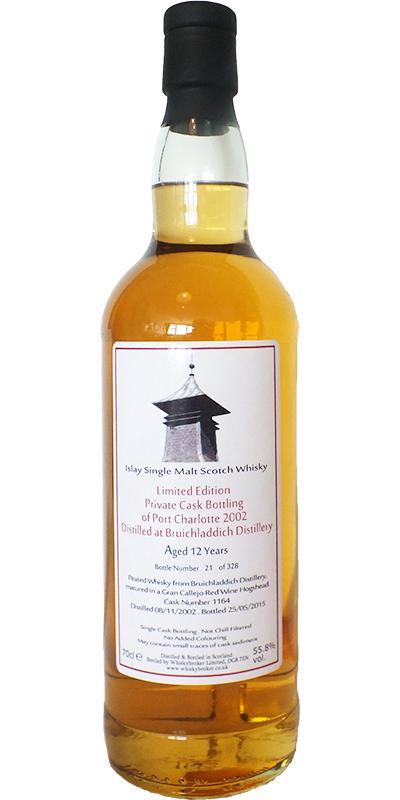 Port Charlotte 2002 WhB Private Cask Bottling