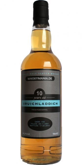 Bruichladdich 2001 Wm.de Private Cask Bottling